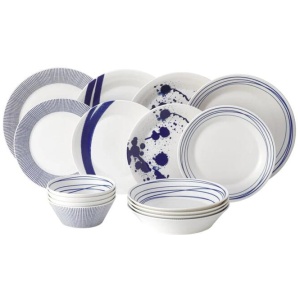 Pacific 16 Piece Dinner Set Mixed Size 21.75X4cm by Royal Doulton