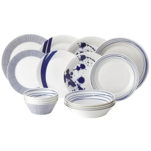 Pacific 16 Piece Dinner Set Mixed Size 21.75X4cm by Royal Doulton