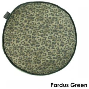 Pardus Round Cotton Green Cushion by Bedding House