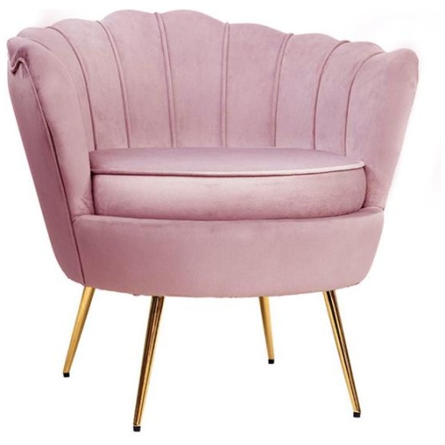 Paris Armchair Lounge Chair Accent Armchairs Retro Single Sofa Velvet Pink