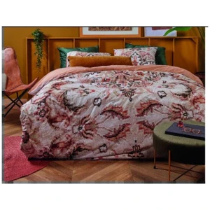 Persian Rug At Home Cotton Natural Quilt Cover Sets by Bedding House King