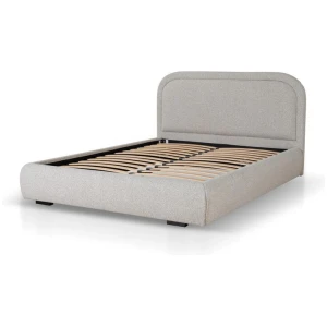 Phoebe Fabric Queen Bed Frame - Clay Grey by Interior Secrets - AfterPay Available