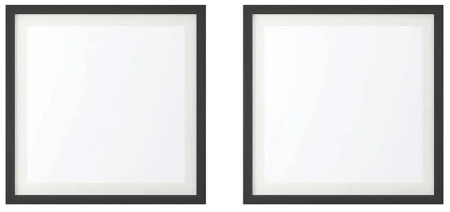 Photo Frame 2PCS Set Black