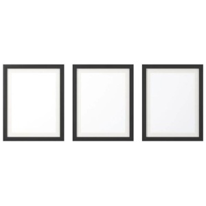 Photo Frame 3PCS Set Black