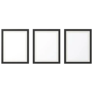 Photo Frame 3PCS Set Black