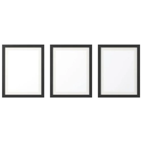 Photo Frame 3PCS Set Black