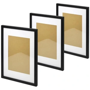 Photo Frames Collage Black A3 Picture Frame Wall Set Home Decor 3PCS