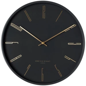Platt 30cm Wall Clock - Black by Interior Secrets - AfterPay Available