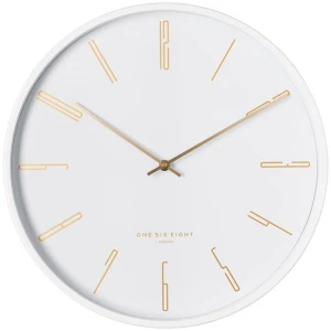 Platt 30cm Wall Clock - White by Interior Secrets - AfterPay Available