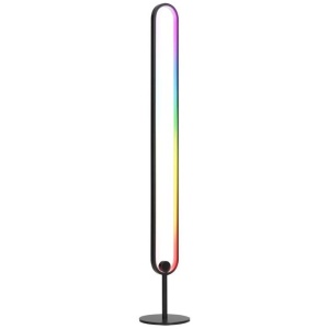 RGB LED Floor Lamp Remote Control Corner Light Stand Gaming Room 118CM