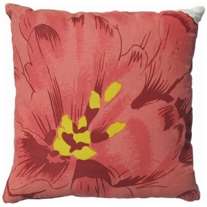 Rapee Poppy Filled Cushion - Red 50 cm x 50 cm