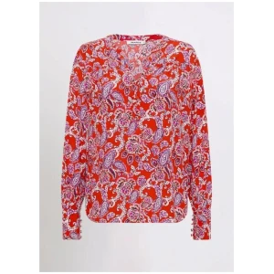 Red-Y For It Long Sleeve Blouse