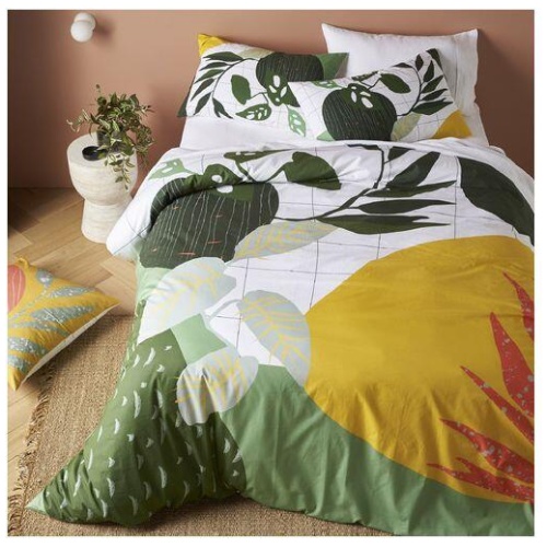 Ren Digital Printed Quilt Cover Set by Accessorize Queen
