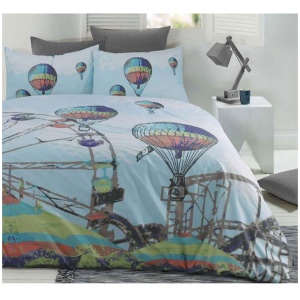 Retro Home Quilt Cover Set Carnival KING