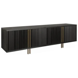 Roshan 2m TV Entertainment Unit - Textured Espresso Black by Interior Secrets - AfterPay Available