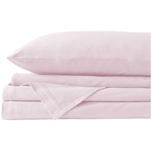 Royal Comfort 100% Jersey Cotton Quilt Cover Set Ultra Soft Bedding Luxurious - King - Pink Marle