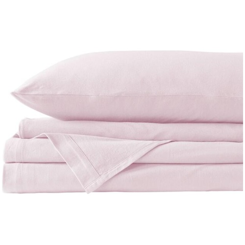 Royal Comfort 100% Jersey Cotton Quilt Cover Set Ultra Soft Bedding Luxurious - King - Pink Marle