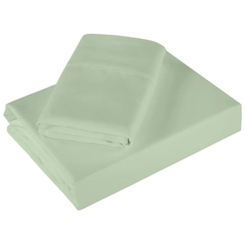 Royal Comfort 1200 Thread Count Sheet Set 4 Piece Ultra Soft Satin Weave Finish - King - Sage Green