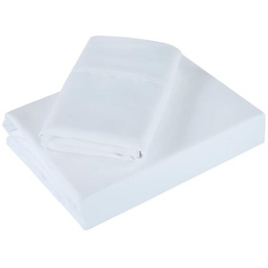 Royal Comfort 1200 Thread Count Sheet Set 4 Piece Ultra Soft Satin Weave Finish - King - White