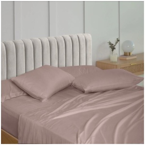 Royal Comfort 1500 Thread Count Cotton Rich Sheet Set 4 Piece Ultra Soft Bedding - King - Stone