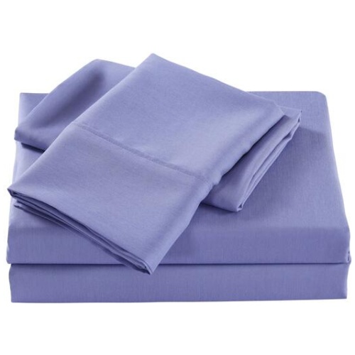 Royal Comfort 2000 Thread Count Bamboo Cooling Sheet Set Ultra Soft Bedding - King - Mid Blue