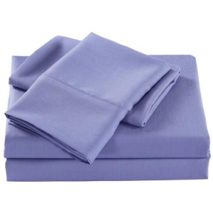Royal Comfort 2000 Thread Count Bamboo Cooling Sheet Set Ultra Soft Bedding - Single - Mid Blue