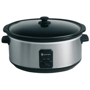 Russell Hobbs 6L Slow Cooker- Stainless Steel