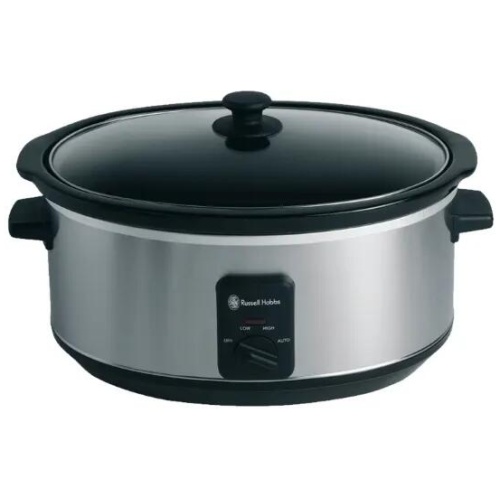 Russell Hobbs 6L Slow Cooker- Stainless Steel