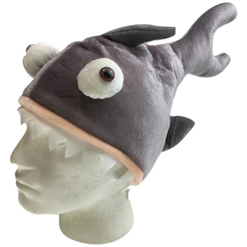 SHARK HAT Costume Accessory Fish Halloween Fancy Dress Up Party Cap Headgear