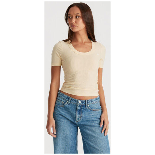 Scoop Slim Rib Tee