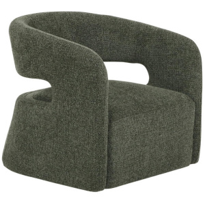 Seam Armchair - Coral Dark Green by Interior Secrets - AfterPay Available