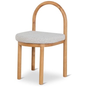 Set of 2 - Adir Natural Dining Chair - Clay Grey by Interior Secrets - AfterPay Available