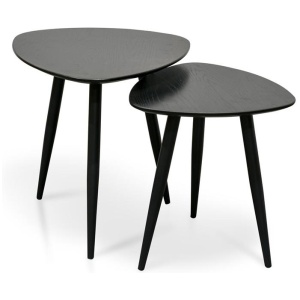 Set of 2 - Lauren Side Table - Black by Interior Secrets - AfterPay Available