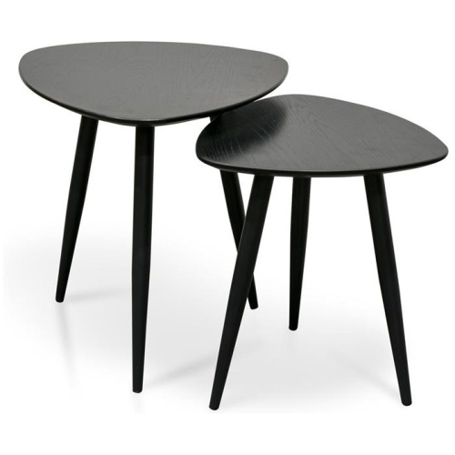 Set of 2 - Lauren Side Table - Black by Interior Secrets - AfterPay Available