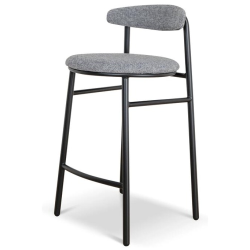 Set of 2 - Oneal 65cm Bar Stool - Lava Grey by Interior Secrets - AfterPay Available