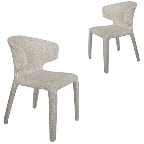 Set of 2 - Pollard Dining Chair - Clay Grey by Interior Secrets - AfterPay Available
