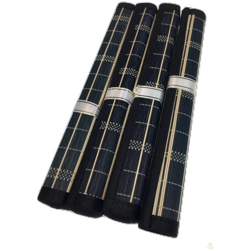 Set of 4 BAMBOO PLACEMATS Dinner Table Decor Party Natural Party 45x30cm BULK