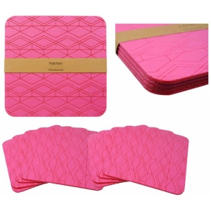 Set of 8 Felt Placemats - Watermelon