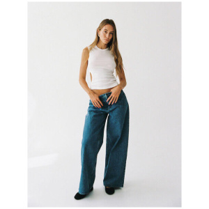 Signature Wide Leg Relaxed Jean