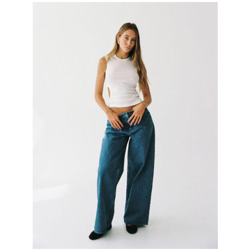 Signature Wide Leg Relaxed Jean
