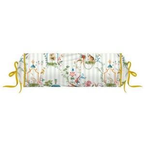 Singerie Cotton White Roll Cushion By Pip Studio