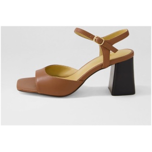 Siren Stomp Si Cinnamon Leather Cinnamon Sandals Womens Shoes Casual Heeled Sandals