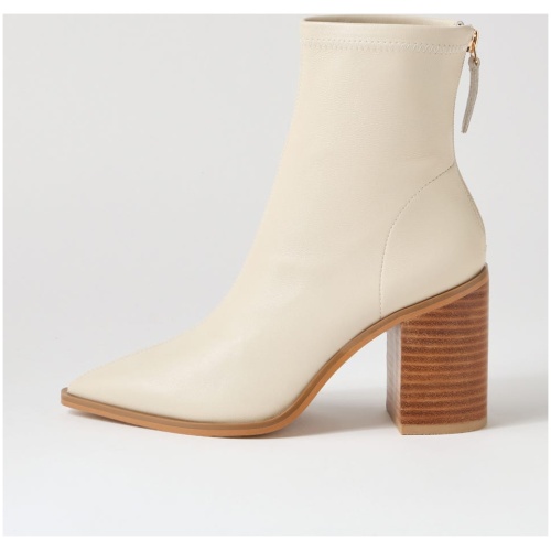 Skin Saylor Sn Oat Leather Oat Boots Womens Shoes Casual Ankle Boots