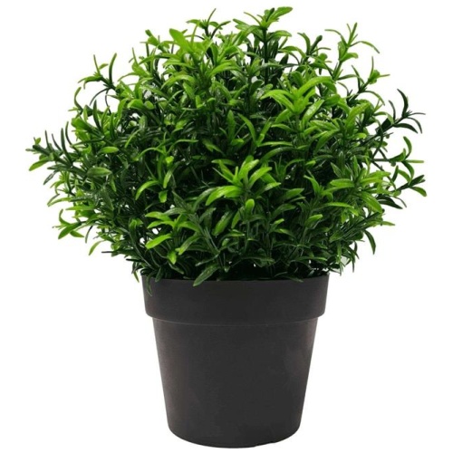 Small Potted Artificial Bright Rosemary Herb Plant UV Resistant 20cm