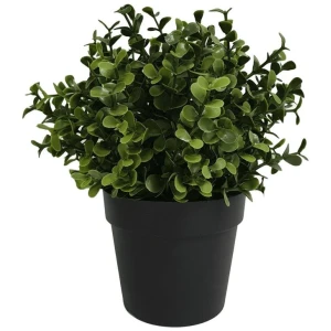 Small Potted Artificial Buxus Plant UV Resistant 20cm