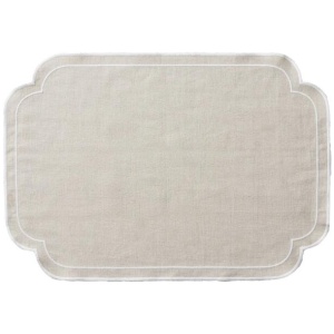 Society Home Set of 4 Chloe Liveable Linen Placemat