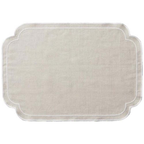 Society Home Set of 4 Chloe Liveable Linen Placemat