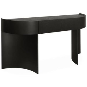 Sohvi 1.5m Console Table - Textured Espresso Black by Interior Secrets - AfterPay Available