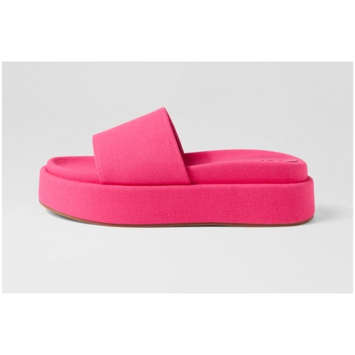 Sol Sana Dustin Flatform Ss Pink Linen Pink Sandals Womens Shoes Casual Sandals Flat Sandals