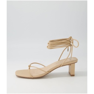 Sol Sana Honey Mid Heel Ss Neutral Leather Neutral Sandals Womens Shoes Dress Heeled Sandals